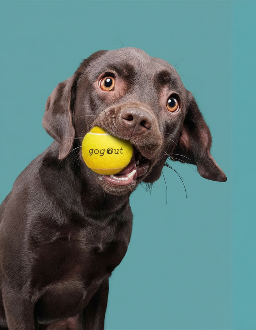 Pet Squeaky Fetch Ball