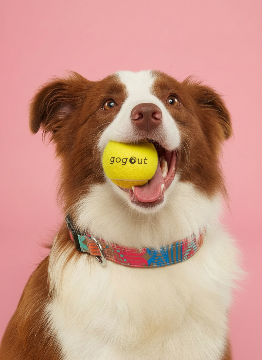 Pet Squeaky Fetch Ball